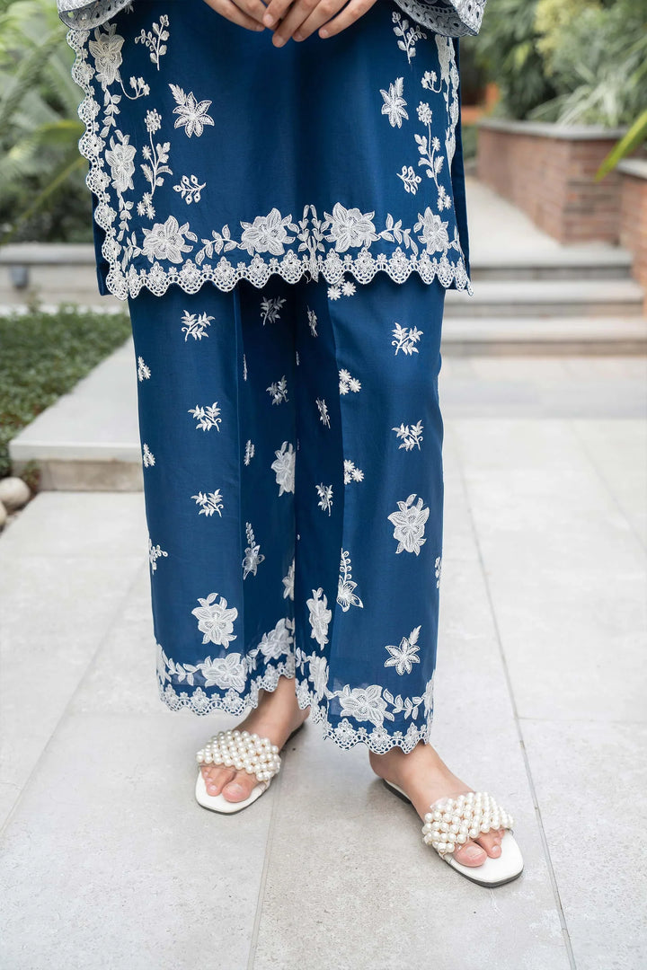 Solid Story by Panache Pret Solids Lawn 2 Piece Blue Petal