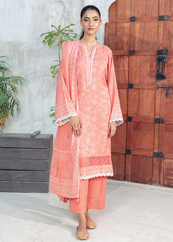 Lakhany Printed Pashmina Suits Unstitched 3 Piece LSM25LP LG-IZ-0511-B - Winter Collection