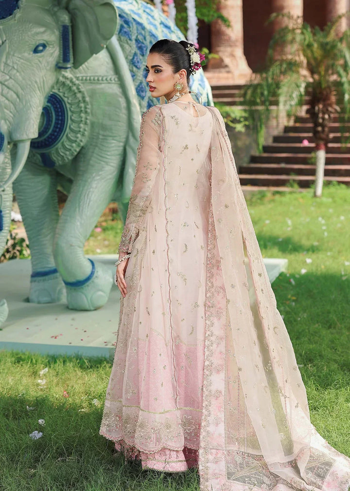 Veere di Wedding by Sardinia Unstitched Brides Embroidered Handwork Organza Suits 3 Piece SRD25VW D-1306 Maahi - Formals Collection