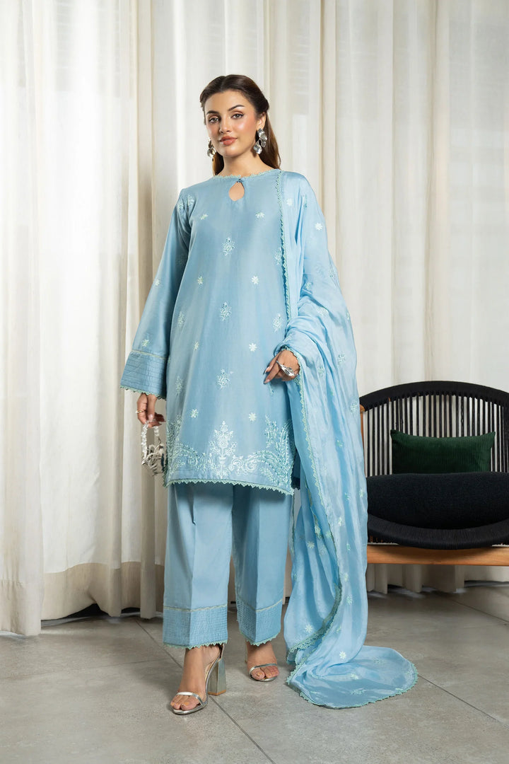 Solid Story by Panache Pret Solids Lawn 3 Piece Skye