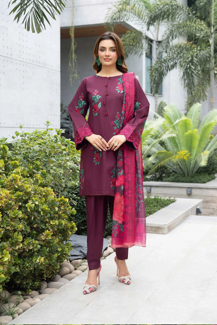Solid Story by Panache Pret Solids Lawn 3 Piece Iznik