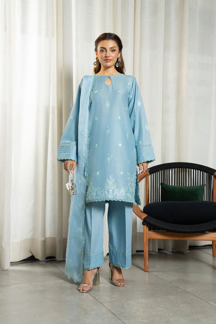 Solid Story by Panache Pret Solids Lawn 3 Piece Skye