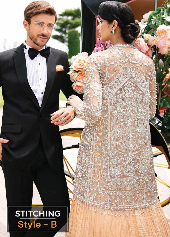 Serendipity by Mushq Embroidered Net Suits Unstitched 4 Piece MQ22S TDL22-01 Isabelle - Luxury Wedding Collection