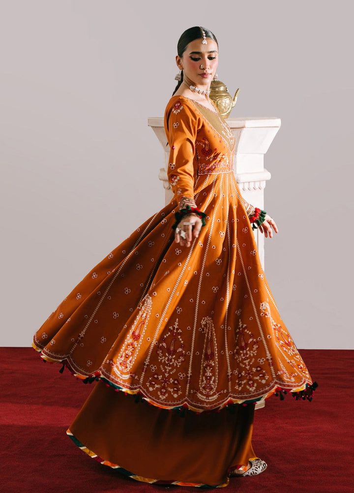 Jeevan by Fiona Embroidered Suits Unstitched 3 Piece FA25JK Surkhab - Winter Collection