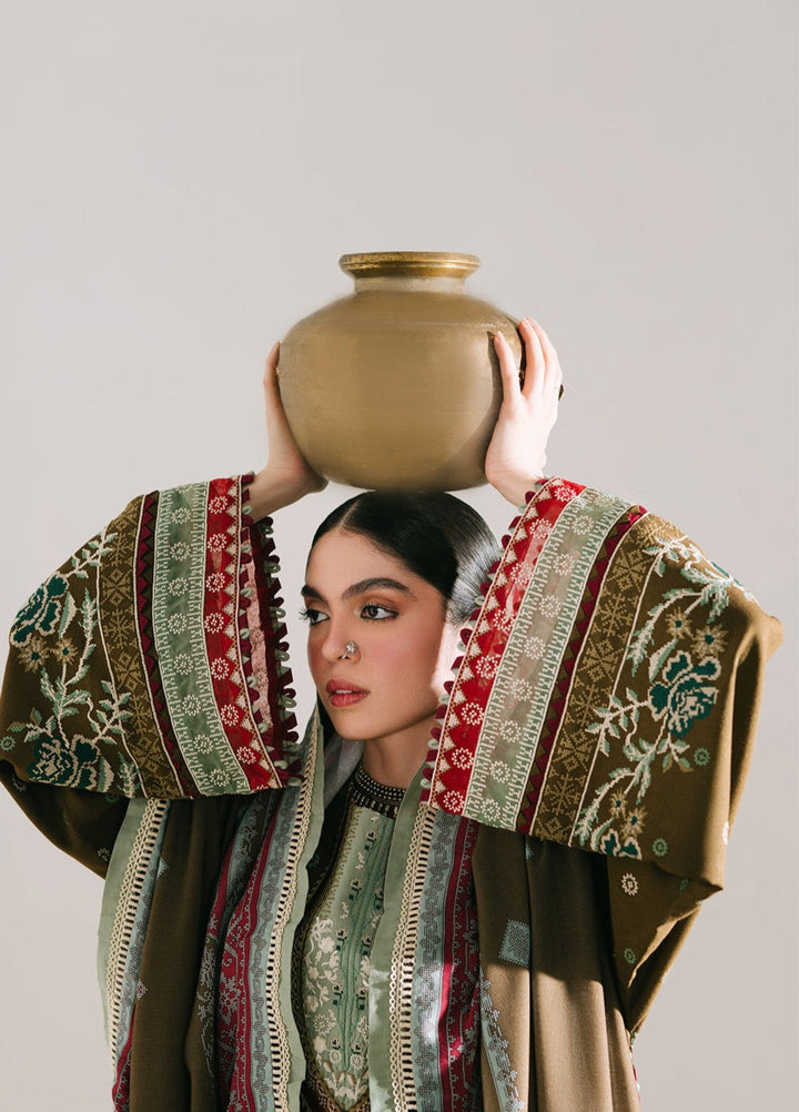 Jeevan by Fiona Embroidered Suits Unstitched 3 Piece FA25JK Hinaaz - Winter Collection