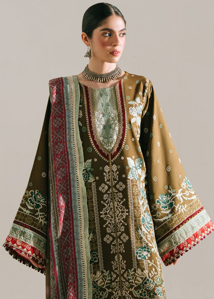 Jeevan by Fiona Embroidered Suits Unstitched 3 Piece FA25JK Hinaaz - Winter Collection