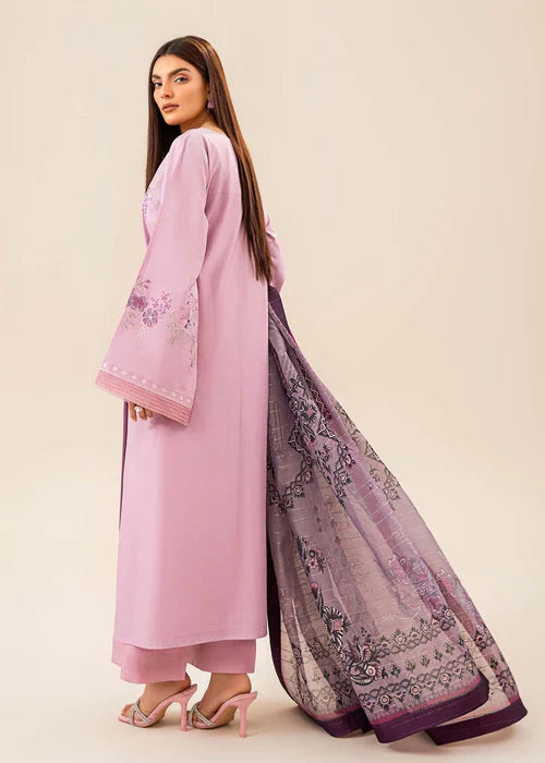 Ghour e Nayab by Ruby Suleiman Pret Lawn Suits 3 Piece Lilac Garden - Festive Collection