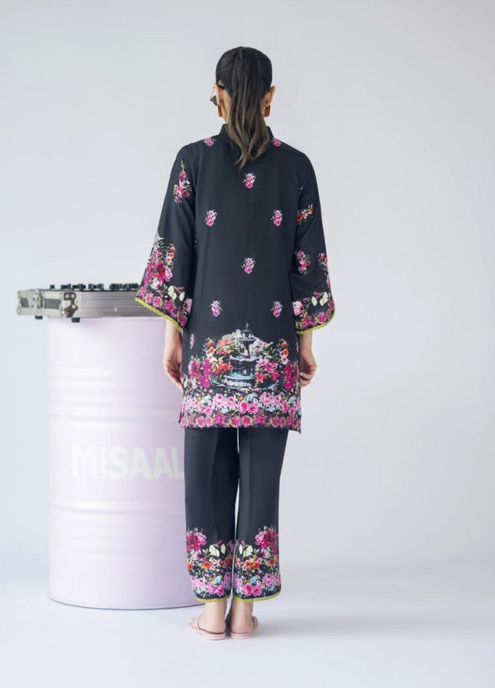 Misaal by Ayesha Somaya Charmed Women Pret Lawn Silk Suits 2 Piece Midnight Muse - Casual Collection