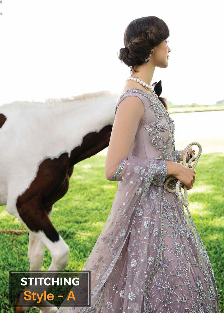 Serendipity by Mushq Embroidered Net Suits Unstitched 4 Piece MQ22S TDL22-03 Claire - Luxury Wedding Collection