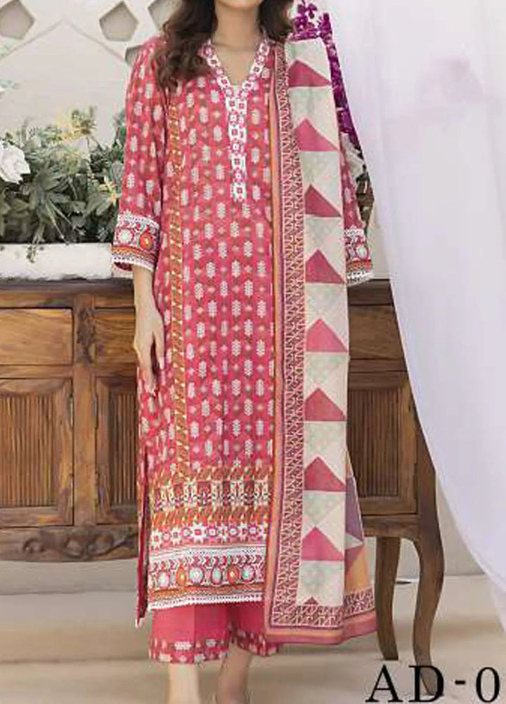 Sasha by Al Dawood Textiles Printed Lawn Suits Unstitched 3 Piece ADT24S AD-02 - Summer Collection