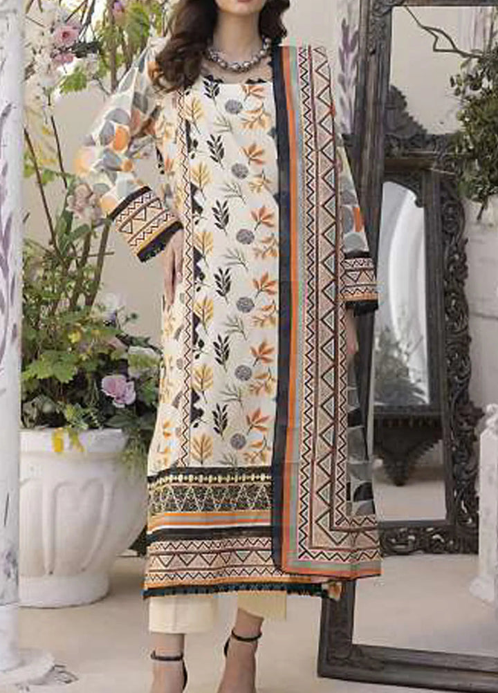 Sasha by Al Dawood Textiles Printed Lawn Suits Unstitched 3 Piece ADT24S AD-03 - Summer Collection