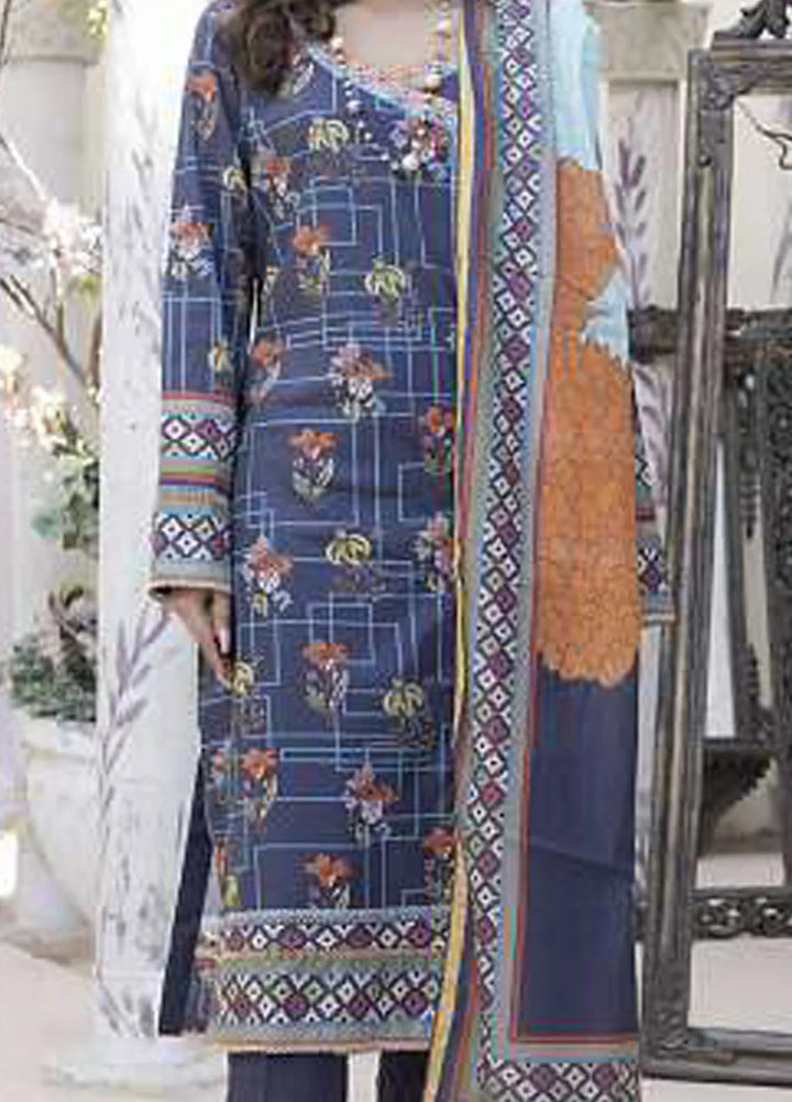 Sasha by Al Dawood Textiles Printed Lawn Suits Unstitched 3 Piece ADT24S AD-04 - Summer Collection