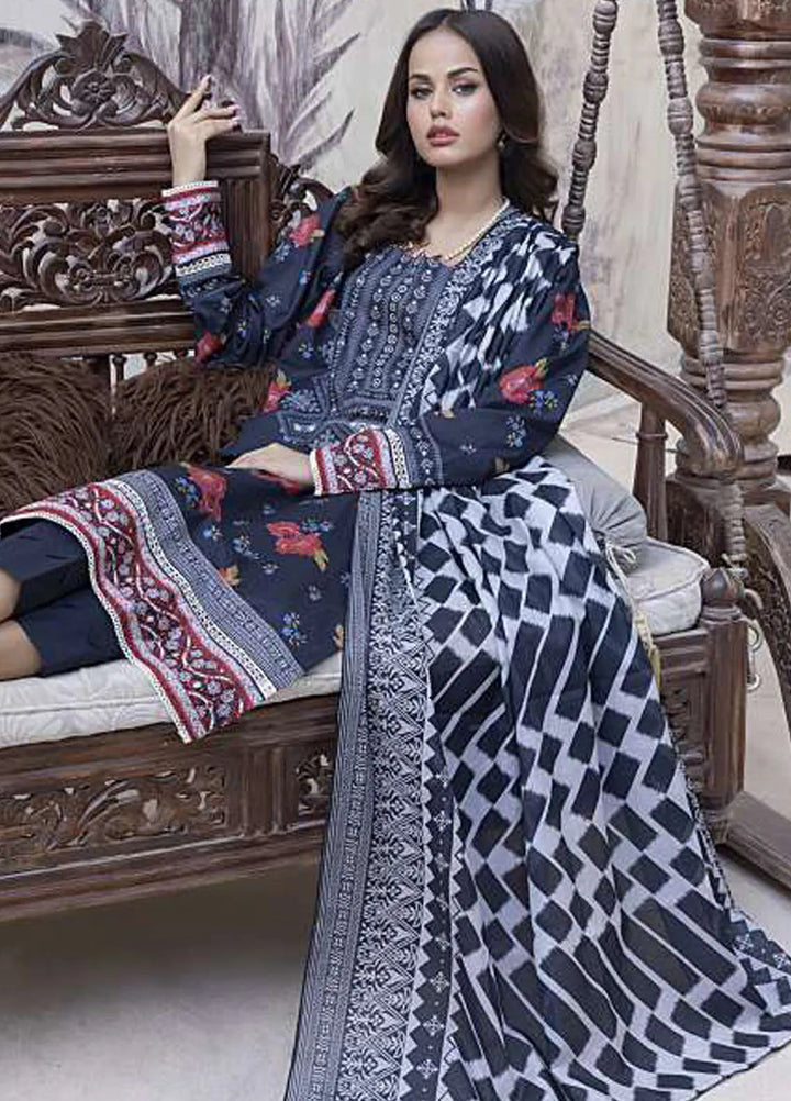 Sasha by Al Dawood Textiles Printed Lawn Suits Unstitched 3 Piece ADT24S AD-05 - Summer Collection