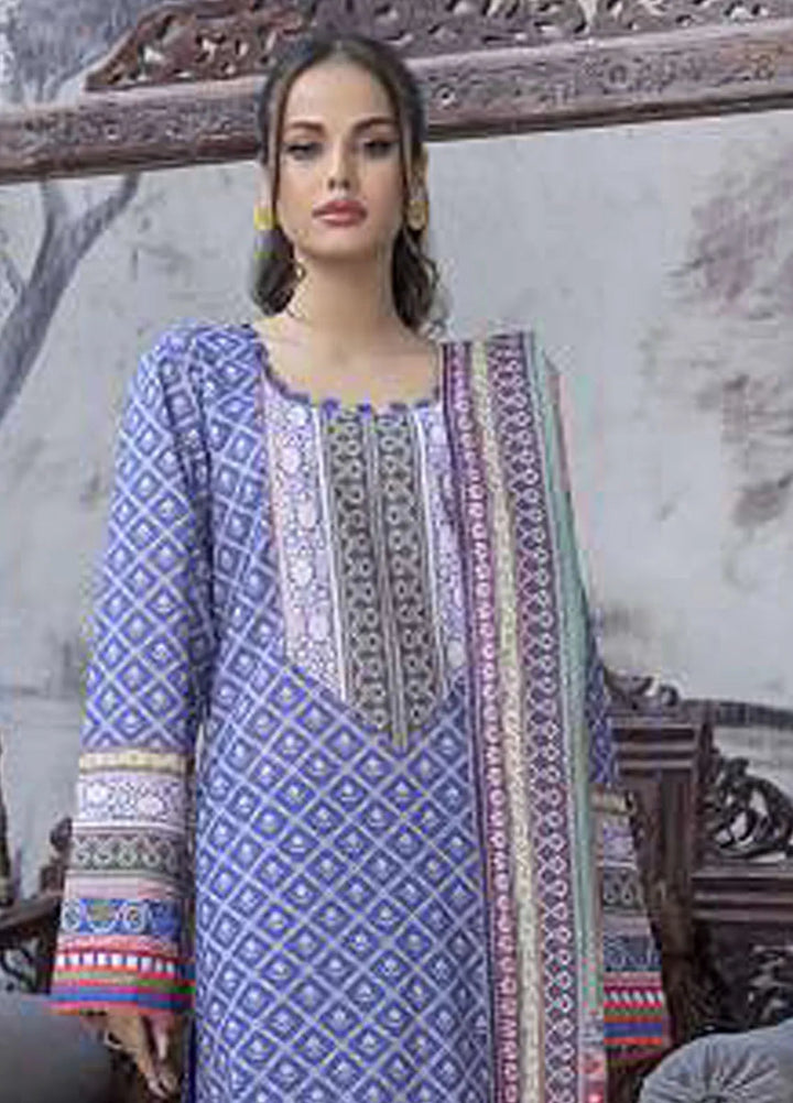 Sasha by Al Dawood Textiles Printed Lawn Suits Unstitched 3 Piece ADT24S AD-08 - Summer Collection