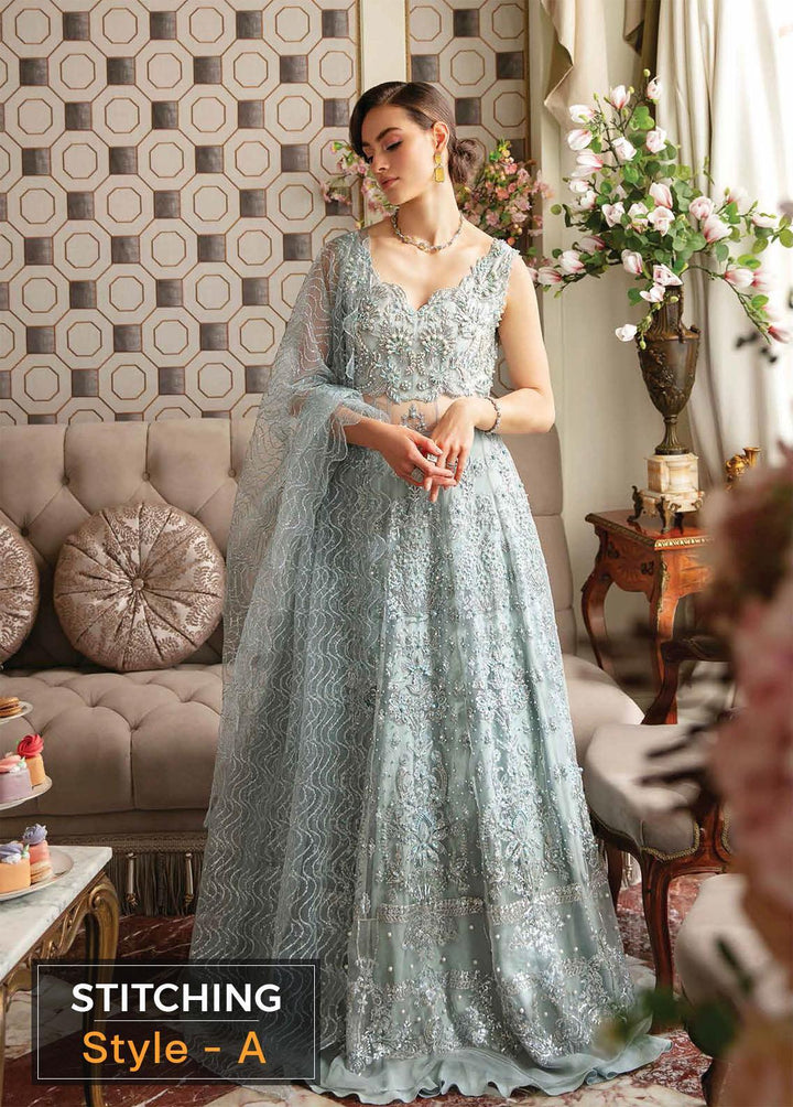 Serendipity by Mushq Embroidered Net Suits Unstitched 4 Piece MQ22S TDL22-08 Sabine - Luxury Wedding Collection