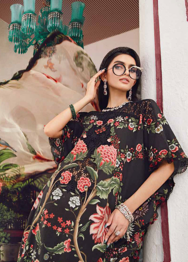 M Prints by Maria B Embroidered  Suits Unstitched 3 Piece MB25FE D-9B - Winter Collection