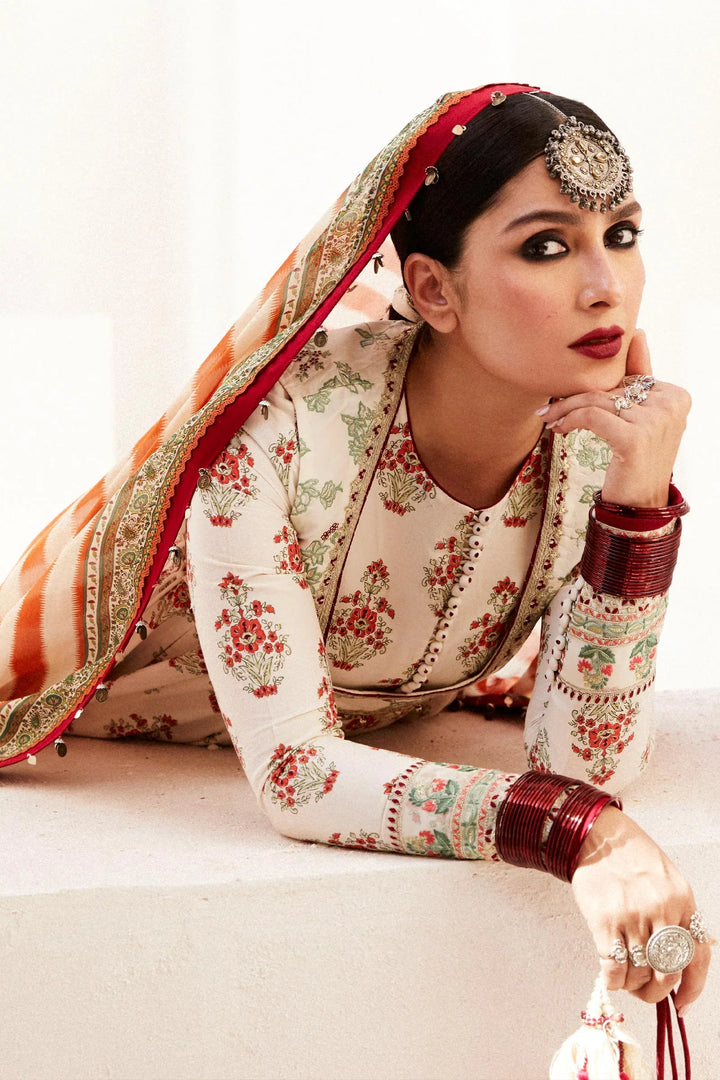 Zara Shahjahan Embroidered Lawn Suits Unstitched 3 Piece ZS24SS D-11B Anarkali - Summer Collection