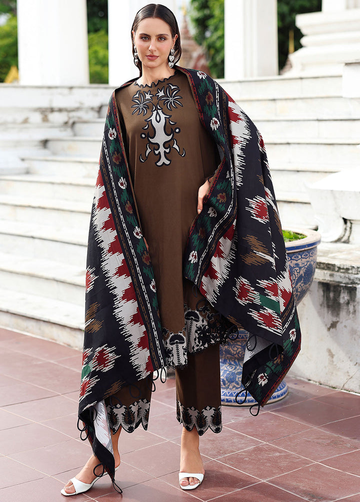 Aniiq by Charizma Embroidered Linen Suits Unstitched 3 Piece CRZ25AU ANW6-02 - Winter Collection