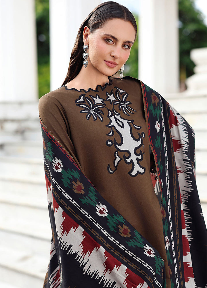 Aniiq by Charizma Embroidered Linen Suits Unstitched 3 Piece CRZ25AU ANW6-02 - Winter Collection