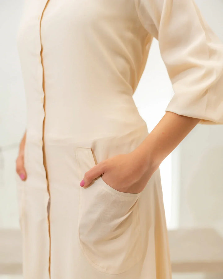 Zauk Pret Casual Wear Crepe 1 Piece Bisque Fawn - Casual Collection