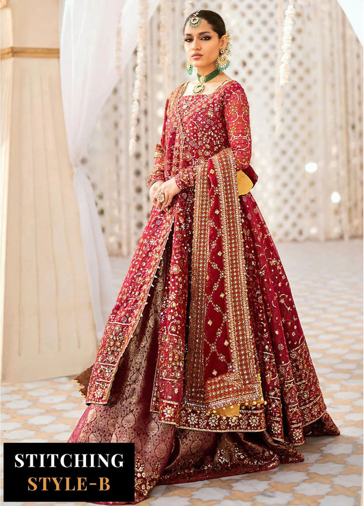 Aik Atelier Embroidered Chiffon Suits Unstitched 3 Piece AIK25EF Vl1 Look 01 - Formals Collection