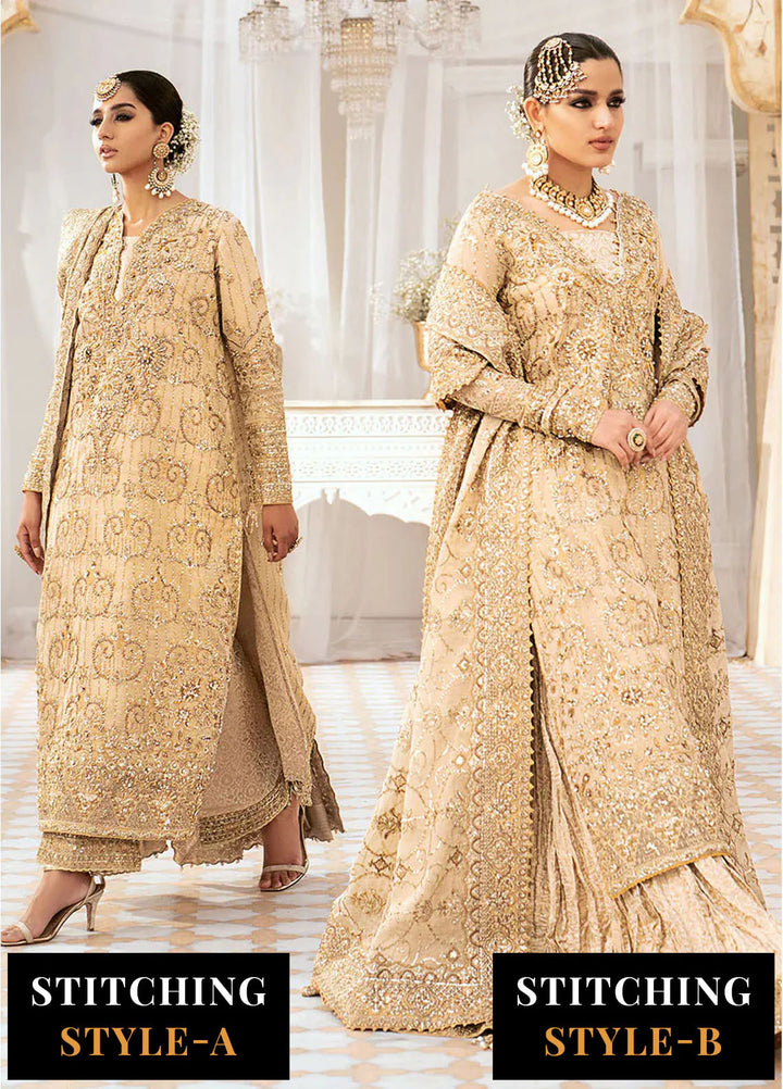 Aik Atelier Embroidered Organza Suits Unstitched 3 Piece AIK25EF Vl1 Look 02 - Formals Collection