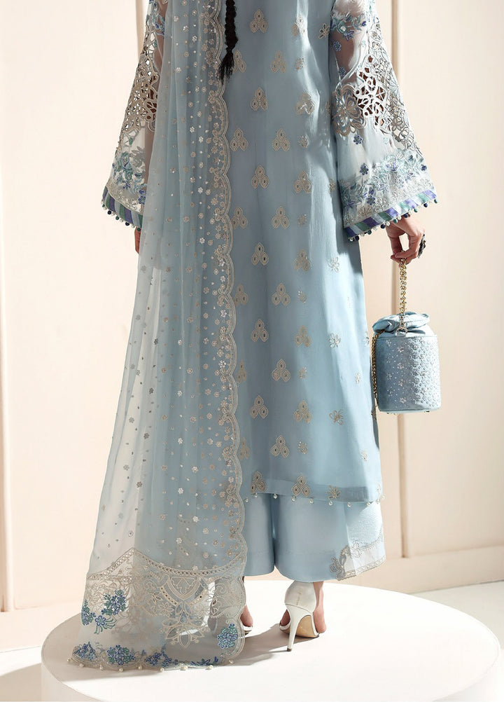 Aymal by Alizeh Fashion Unstitched Chiffon Luxury Embroidered Suits 3 Piece AFB25BC D-06 Dhanak - Formals Collection