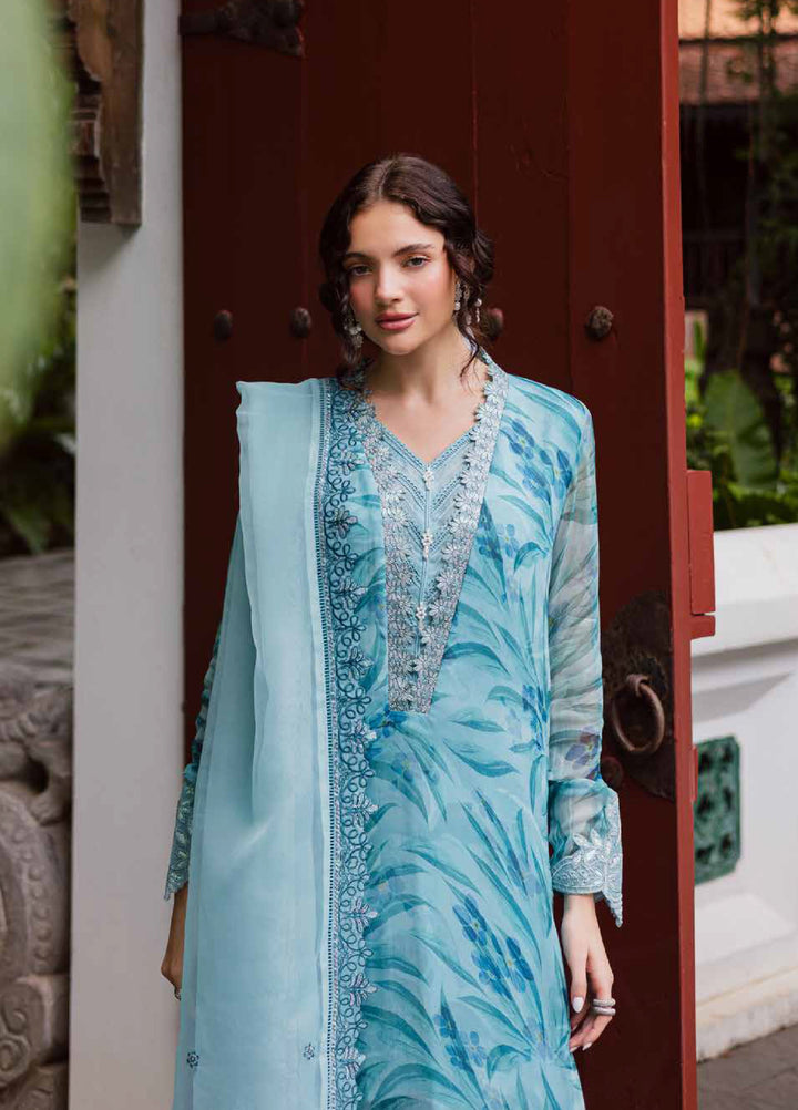 Ballerina by Nureh Unstitched Embroidered and Embellished  Chiffon 4 peice NU25BF NU2-183 - Formals Collection