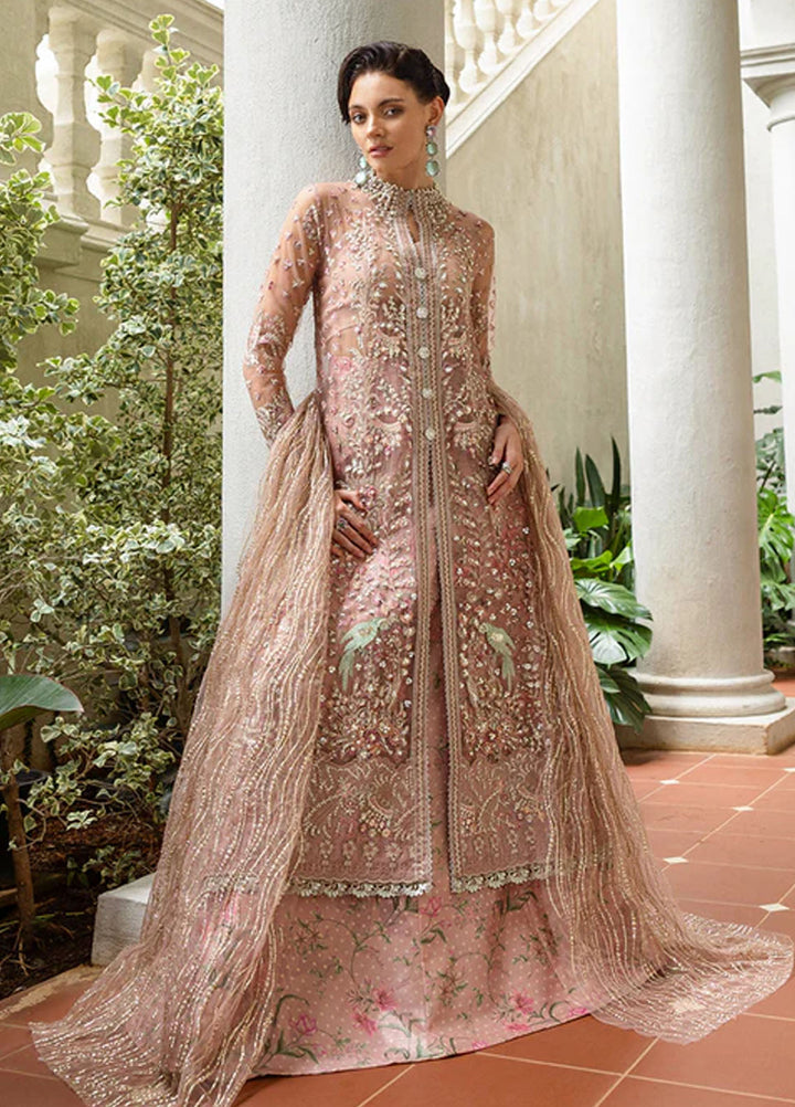 Inception by Mushq Embroidered Net Suits Unstitched 4 Piece MQ25IW D-01 Before Sunrise - Wedding Collection