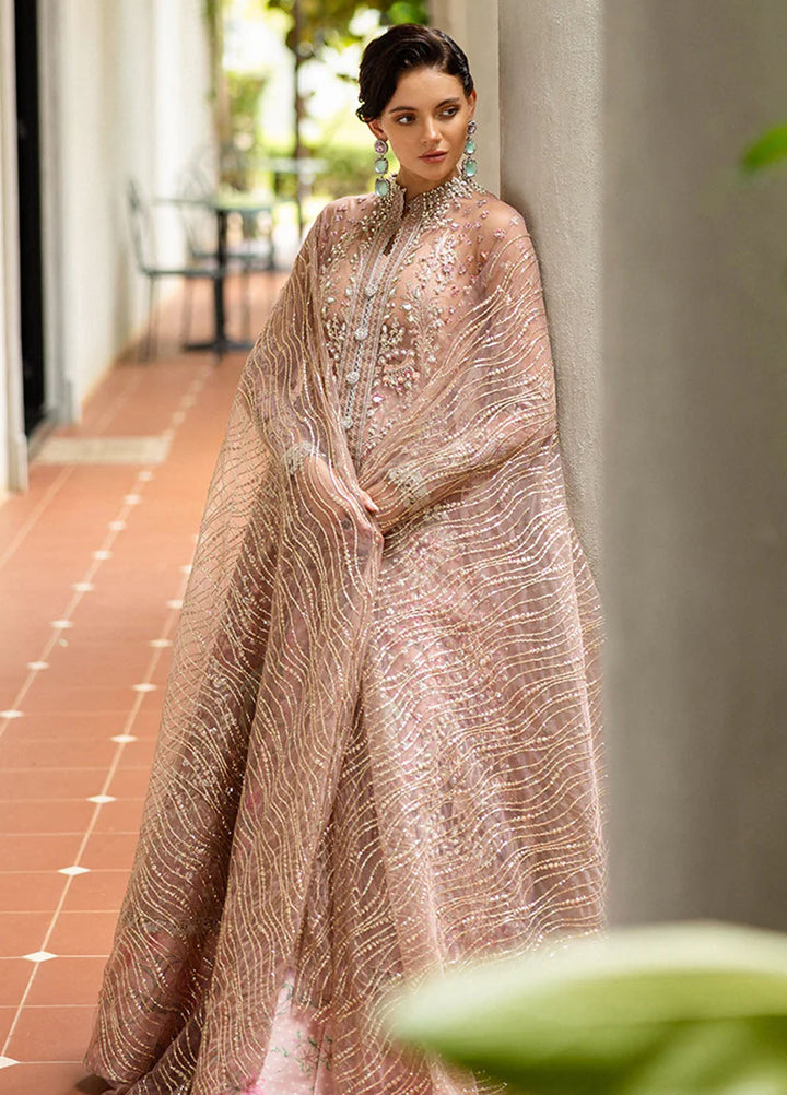 Inception by Mushq Embroidered Net Suits Unstitched 4 Piece MQ25IW D-01 Before Sunrise - Wedding Collection