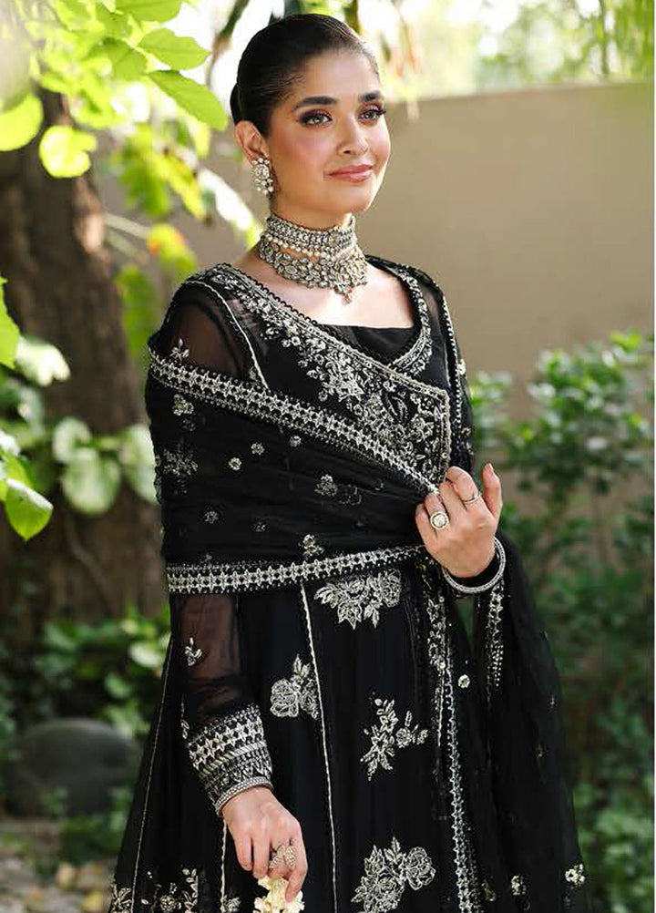 Roheenaz Embroidered Chiffon Suits Unstitched 4 Piece RNZ25AL RN-101 Zyrah - Formals Collection