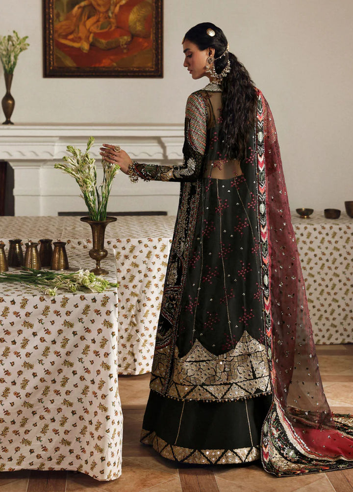 Afrozeh Embroidered Organza Suits Unstitched 3 Piece AF25SA D-08 Dhanaк - Wedding Collection