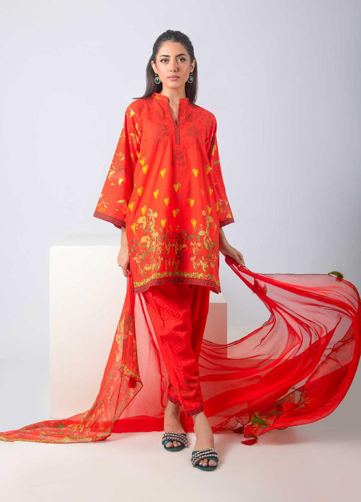 Misaal by Ayesha Somaya Printed Lawn Silk Suits Unstitched 3 Piece MAS25CS Eliza - Summer Collection