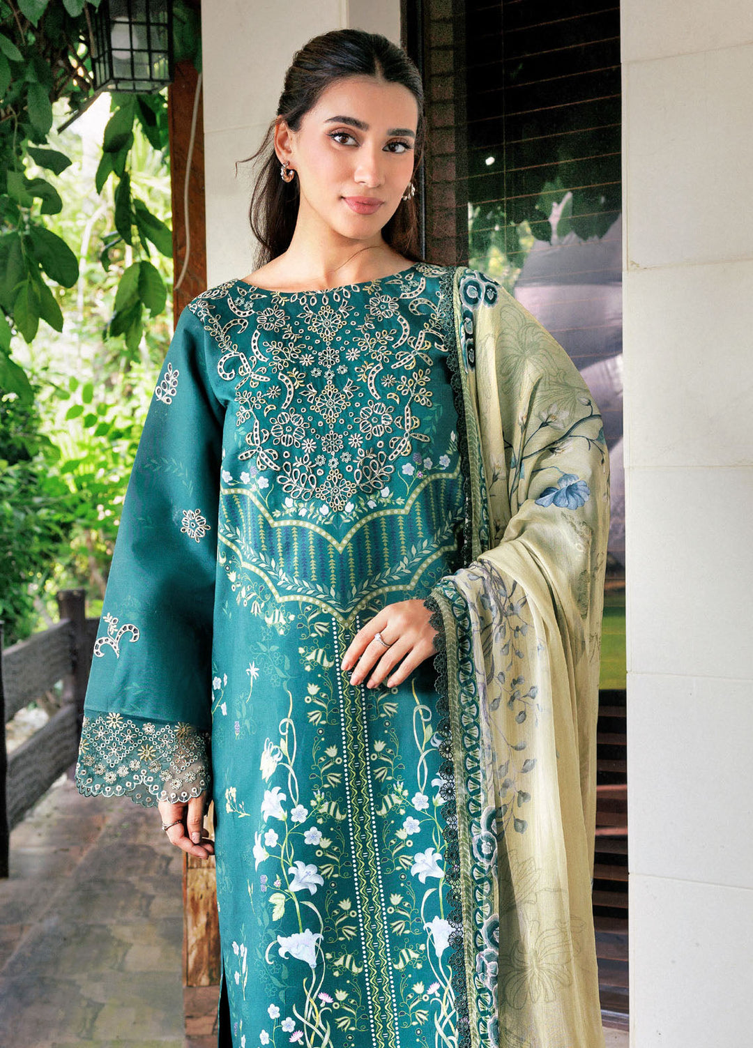 Zync by Florent Embroidered Viscose Suits Unstitched 3 Piece FL25IM FL-7B - Winter Collection