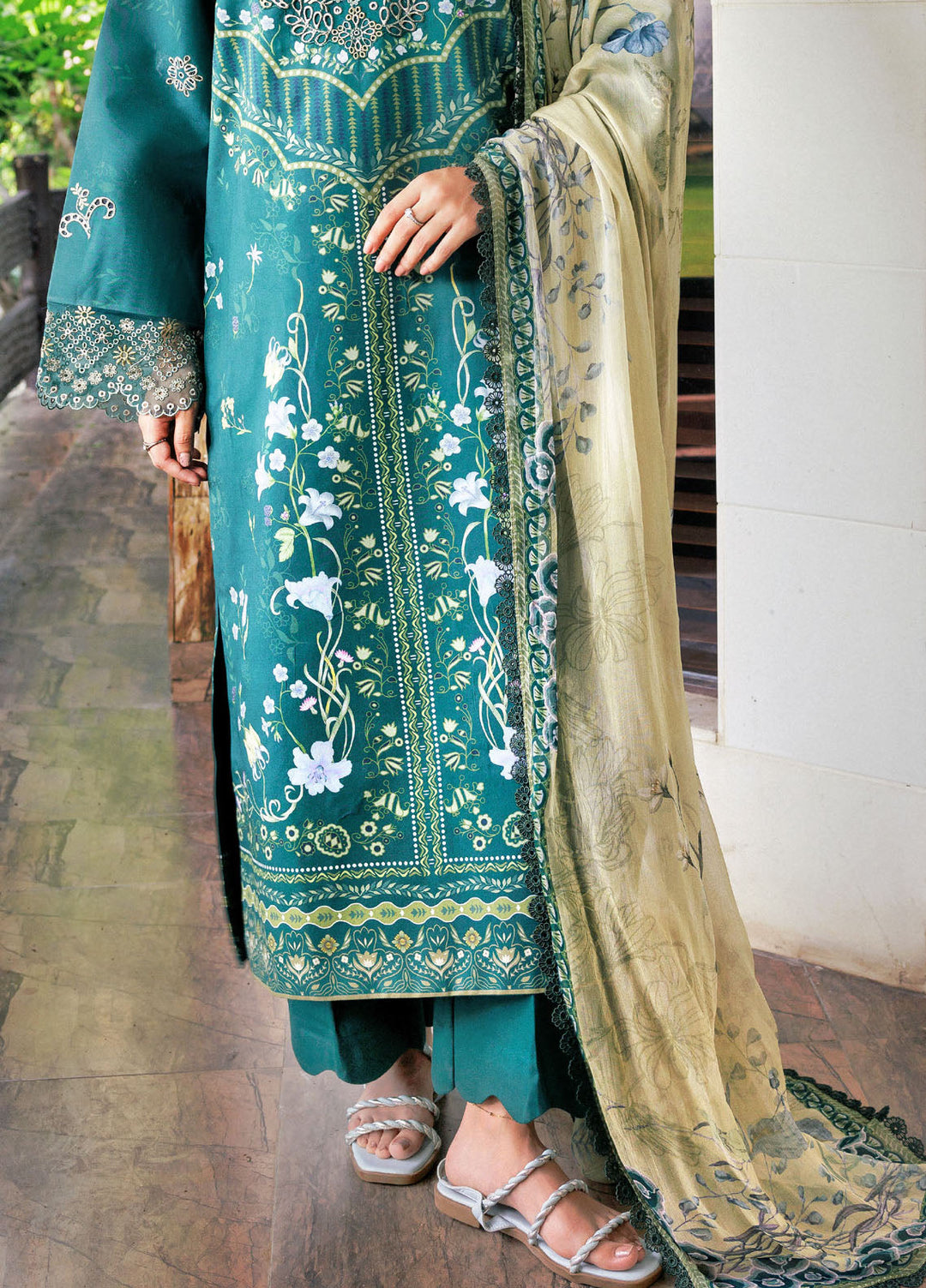 Zync by Florent Embroidered Viscose Suits Unstitched 3 Piece FL25IM FL-7B - Winter Collection