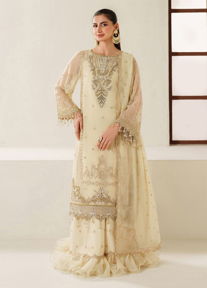Reena by Alizeh Fashion Embroidered Chiffon Suits Unstitched 3 Piece AFB25RW HM-4052 Parnoor - Wedding Collection