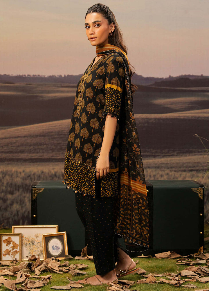 M Basic by Maria B Embroidered Arabic Lawn Suits Unstitched 3 Piece MB25PF MB-03 B - Summer Collection