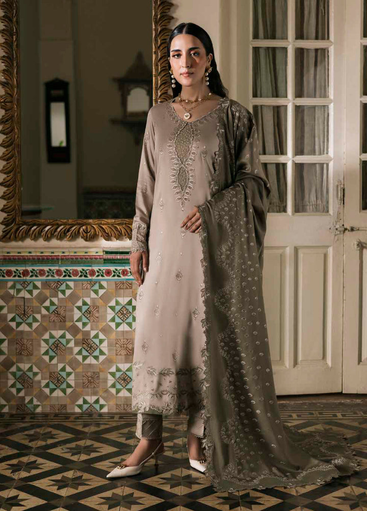 Nureh Exclusive Unstitched Luxury Winter Linen Printed Suits 3 Piece NU25NW NE-178 - Winter Collection