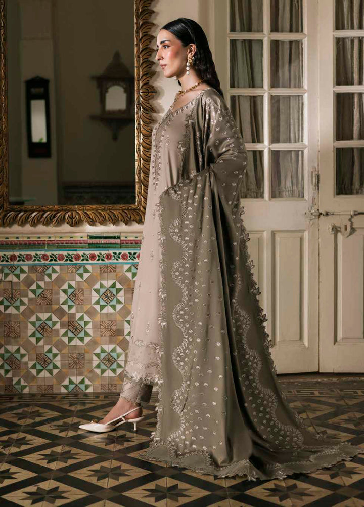 Nureh Exclusive Unstitched Luxury Winter Linen Printed Suits 3 Piece NU25NW NE-178 - Winter Collection