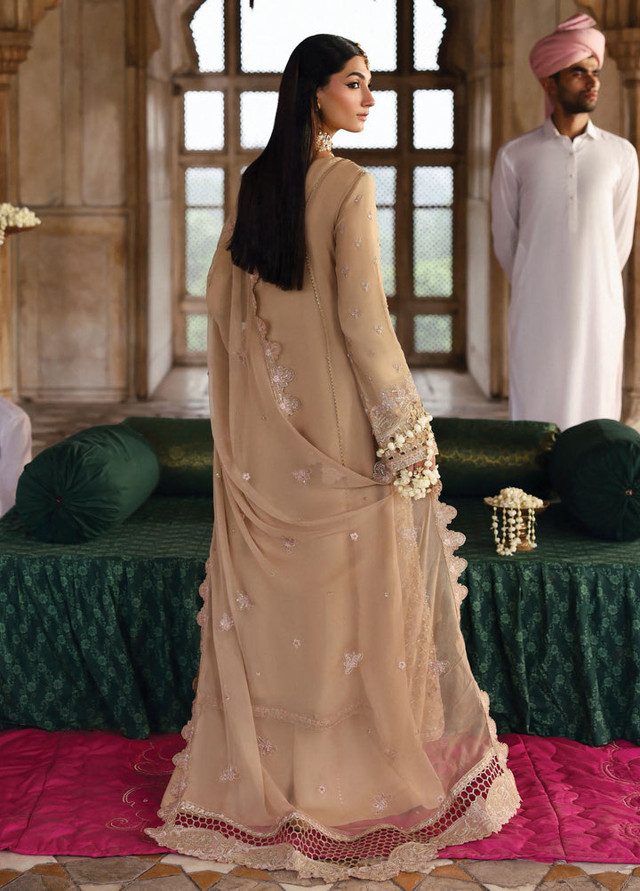 Romansiyyah by Emaan Adeel Embroidered Chiffon Suits Unstitched 3 Piece EA25RLF Shahnoor - Formals Collection