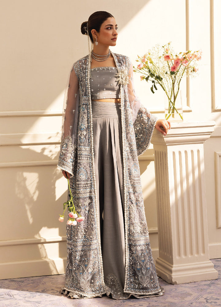Siraa by Sadaf Fawad Khan Unstitched Suits 3 Piece SDF25SF Overcast Whisper - Formals Collection