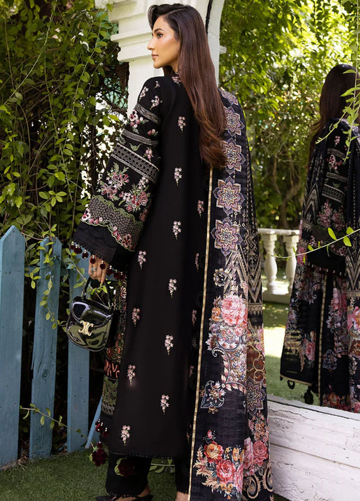 Tessa Studio Embroidered Karandi Suits Unstitched 3 Piece Midnight Sparkle - Winter Collection