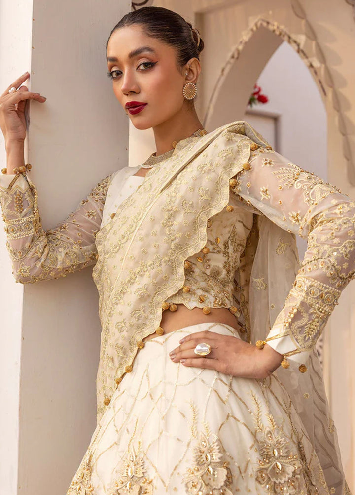 Tessa Studio Embroidered Net Suits Unstitched 4 Piece Gull e Rana - Formals Collection