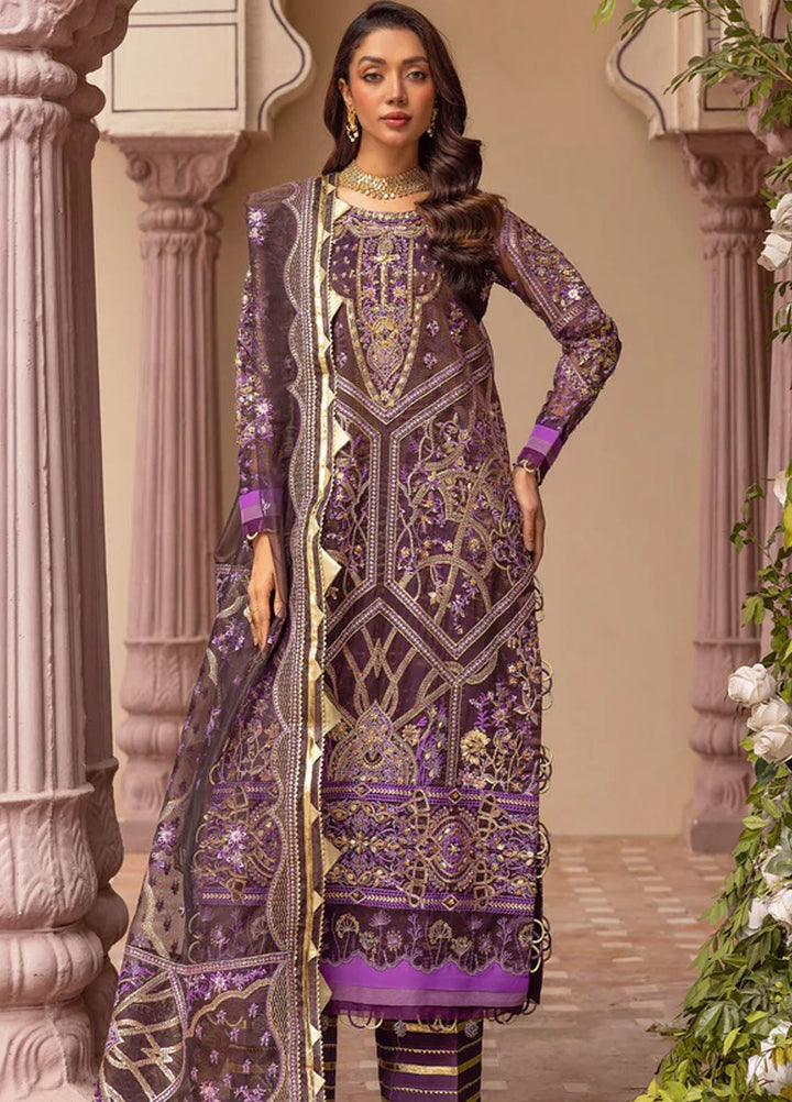 Tessa Studio Embroidered Net Suits Unstitched 4 Piece Malika Jaan - Formals Collection