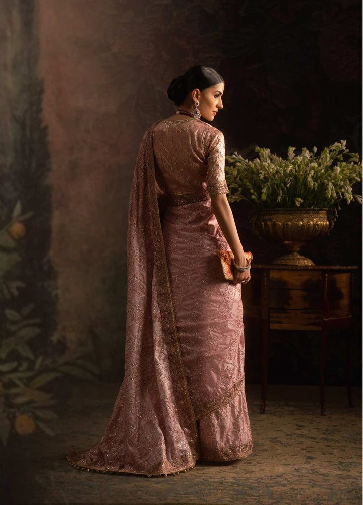 The Sari Edit by Aik Atelier Unstitched Silk Luxury Embroidered Saree AIK25SE Look-06 - Formals Collection