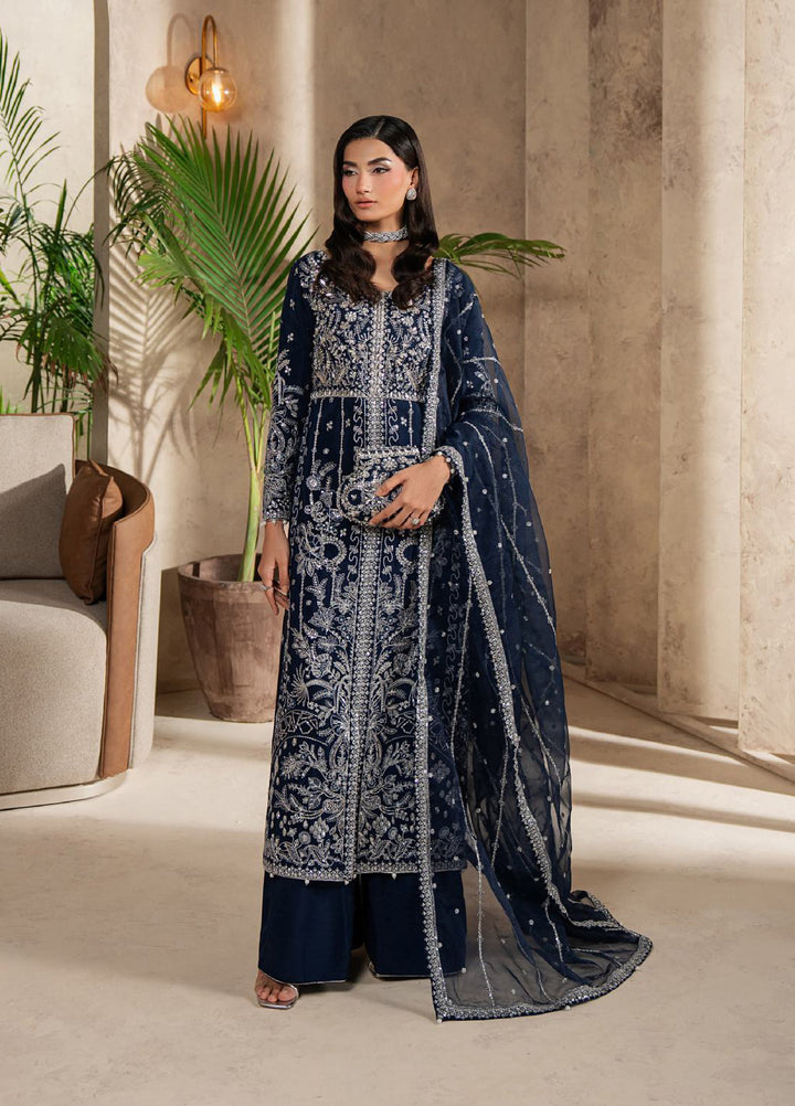 Azira by Gulaal Unstitched Luxury Embroidered Silk 3 peice GL25AF LFU-04 Nysira - Formals Collection