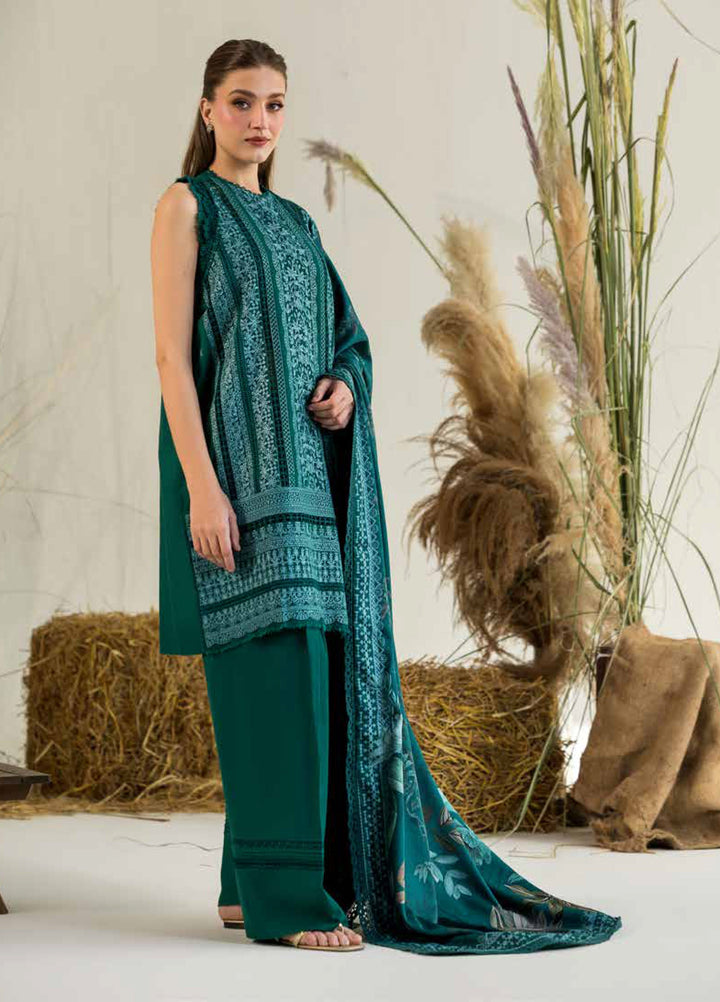 Sobia Nazir Winter Embroidered Khaddar Suits 3 Piece SN25WU D-04 A - Winter Collection