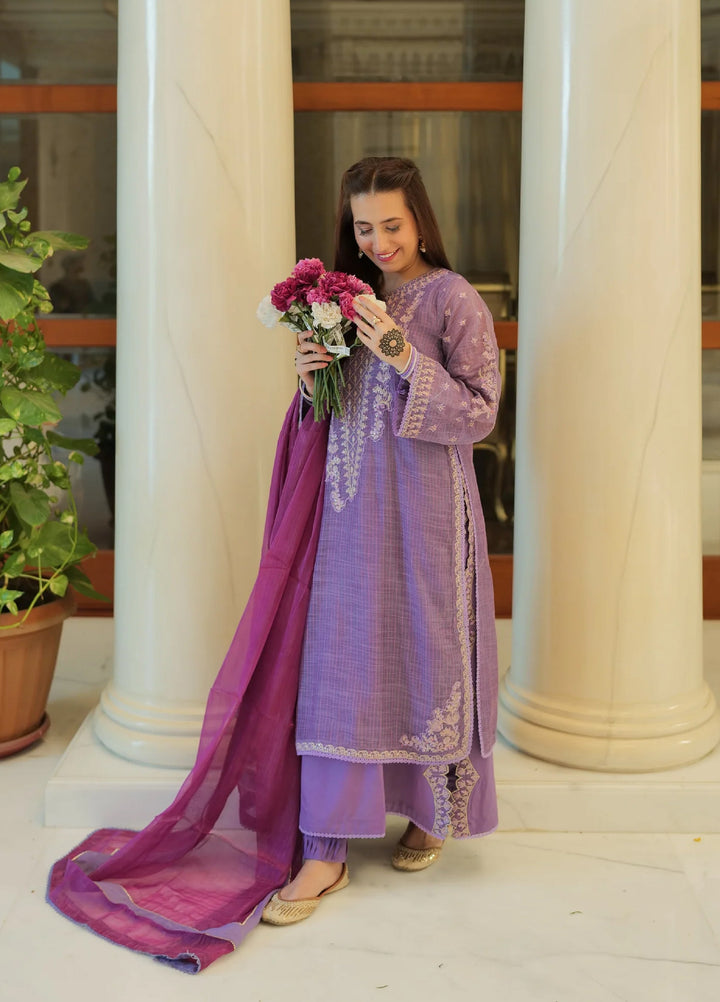 Omal by Komal Behnon Ki Eid Munar Line 3 Piece Pret Suit Motia - Festive Collection