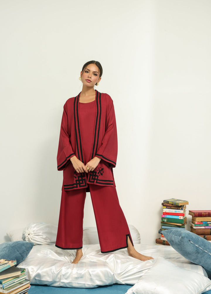 Pret Essentials by Sahar Pret Embroidered Viscose 2 Piece AWMT-AA-04 - Winter Collection