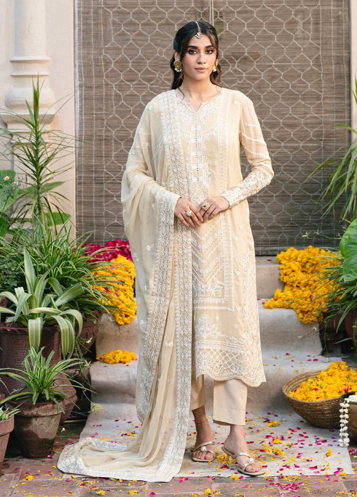 Gulnaar by Freesia Embroidered Chiffon Suits Unstitched 3 Piece FRE25GL FSU-655 Anastasia - Festive Collection